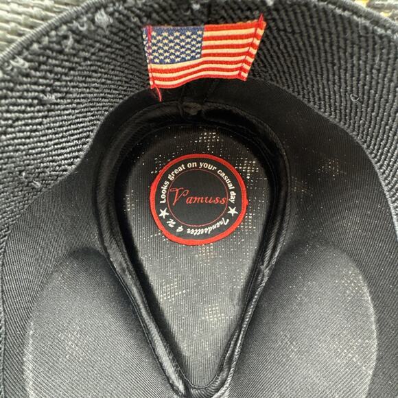 American Flag Cowboy Hat for Men or Women ~ Western Paper Straw ~ Vamuss - Picture 16 of 16